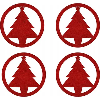 Obraz Kulatý plst podložka 10 x 10 cm