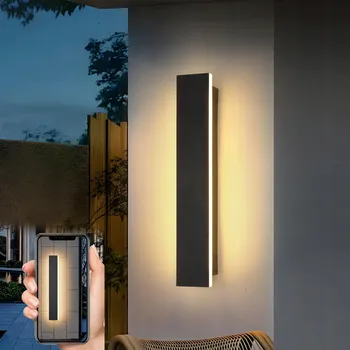 Nástěnné svítidlo Minimalistické fasádní svítidlo LED nástěnné 9W 30cm 230V Teplá bílá