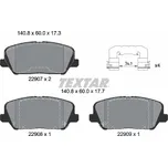 Sada brzdových destiček, vždy 4 kusy v sadě TEXTAR 2290701