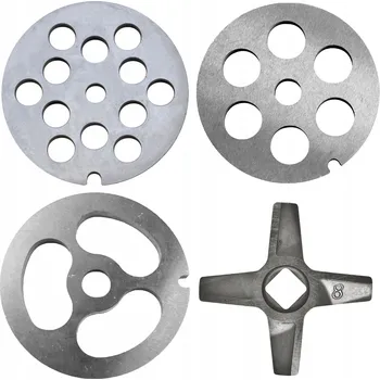 Příslušenství k mlýnku Řeznická sada Nožík oboustranný Sítko Šarpačka 8x10 8x13 pro mlýnky Zelmer