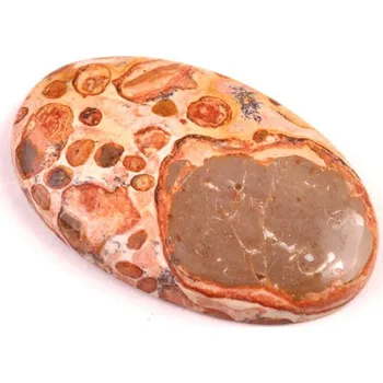 Přírodní kámen Kabošon Leopardit č.6913 (35x22x5mm)