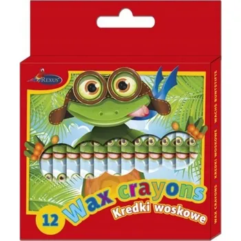 Pastelka VOSKOVÉ PASTELKY pro děti SADA 12 BAREV beniamin voskovky malé