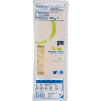CZ distribuce aro Gouda 48% sýr plátky chlaz. 1 kg