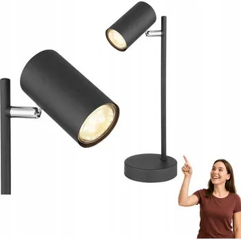 Lampička Stolní lampa Globo ROBBY černá 35 W
