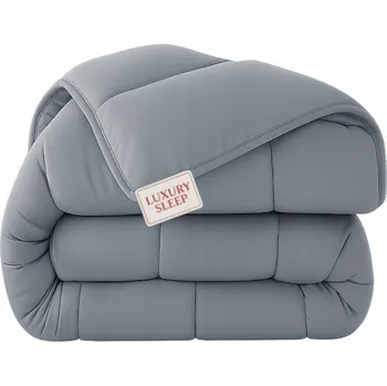 přikrývka Přikrývka šedá 220x200 antialergická celoroční česká premium