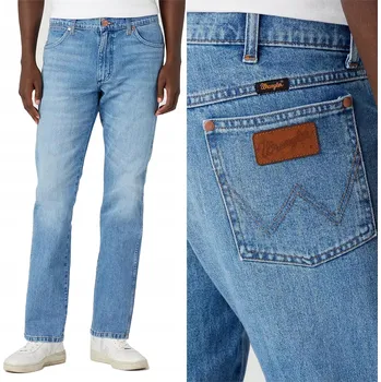 Pánské džíny Wrangler Greensboro pánské džíny rovného střihu velikost 36/30