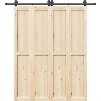 Tesařské kování vidaXL Sada příslušenství pro posuvné dveře 200 cm ocelová černá [4009741]