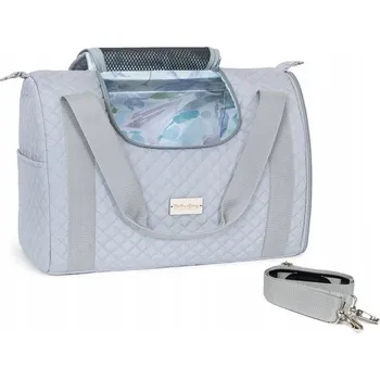 Obraz Přepravní taška látková Muffin&Berry modrá XS 29 cm x 26 cm x 14 cm