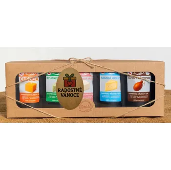 Dárková krabička Křupavý sýr Dárková sada 5 druhů lyo sýrů od kravičky radostné vánoce dárek (Křupavý sýr Dárková sada 5 druhů lyo sýrů od kravičky radostné vánoce dárek)