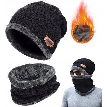 Čepice Domidekor čepice zimní beanie černá univerzální velikost