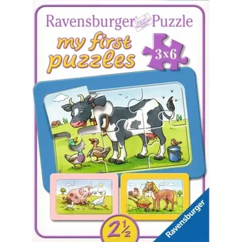 RAVENSBURGER Moje první puzzle - Domácí zvířata