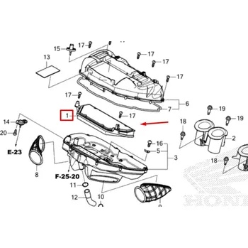 Filtr pro motocykl Honda - OEM Parts 17210MKFK40 originální vzduchový filtr Honda