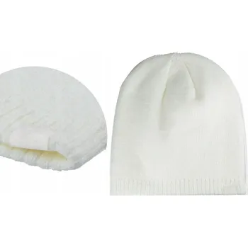 Podprsenka 4F zimní čepice beanie bílá, univerzální velikost