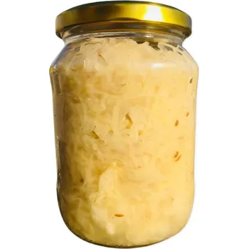 konzervovaná zelenina Horňácká farma Kysané zelí přímo ze sudu ve skle 700 ml