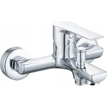 Vodovodní baterie Nástěnná vanová baterie Invena PIONIOS, stříbrná