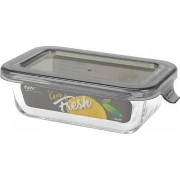 Dóza na potraviny Žáruvzdorná skleněná nádoba obdélníková 180 ml