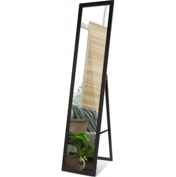 Zrcadlo Velké Stojací Zrcadlo v Elegantním Černém Rámu Moderní Design 36x156 cm
