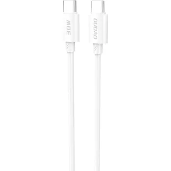 Datový kabel Kabel Dudao USB typ C – USB typ C 1,2 m bílý