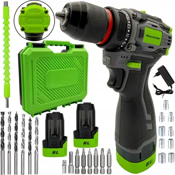 Aku Šroubovák XMaster akumulátorový 16V bezkartáčový motor 2x akumulátor