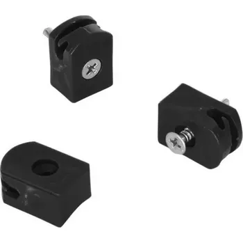 Příslušenství pro plot Držák napínacího drátu - tex,černá - balení 10 ks Naší Montáží (MONTÁŽ A MATERIÁL K MONTÁŽI )