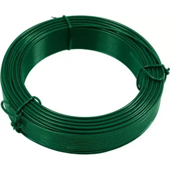 Vázací drát Vázací drát Zn + PVC 1,4/24m, zelený 0,16Kg (MONTÁŽ A MATERIÁL K MONTÁŽI )