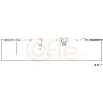 Autodíl Tažné lanko, parkovací brzda COFLE CFE11.5347