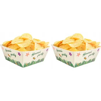 Party dekorace Krabičky na chipsy a sladkosti Hawaii Party Havaj 4 ks