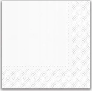 Papírový ubrousek Papírové ubrousky PAW 33 x 33 cm bílé 20 ks