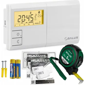 Termostat Salus 091 FLV2 programovatelný týdenní termostat pro kotel/topení, drátový