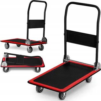 Stavební technika PLOŠINOVÝ VOZÍK SKLÁDACÍ TRANSPORTNÍ MANIPULAČNÍ 150 kg