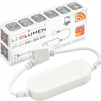 LED osvětlení SMART TUYA LIFE WiFi LED ovladač RGB+WW pro LED pásky