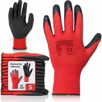Pracovní rukavice PRACOVNÍ RUKAVICE LATEXOVÉ RUKAVICE ZAHRADNÍ SADA 10 PÁRŮ VELIKOST S