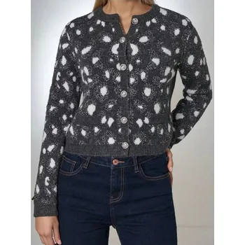 Dámský svetr Sinsay - Vzorovaný kardigan - vícebarevná - 259FJ-MLC - 259FJ-MLC-XL