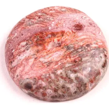 Přírodní kámen Kabošon Jaspis Leopard Skin č.6928 (28x7mm)