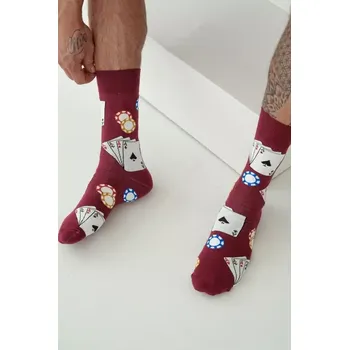 Pánské ponožky PÁNSKÉ PONOŽKY 0125.097 kaštanové 43-46