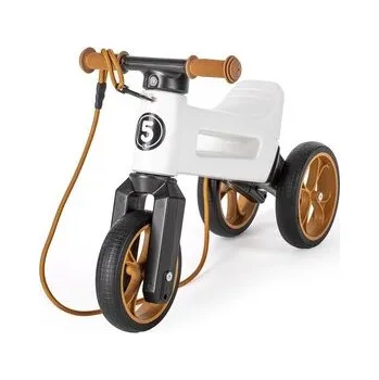 Dětské hřiště Rowerek biegowy Jeździk 2w1 Kolor: Pearl/Biały z brązowymi felgami