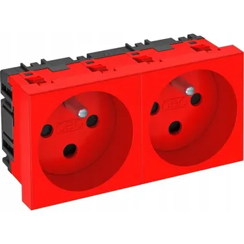 Elektrická zásuvka Elektrická Zásuvka OBO Bettermann červená