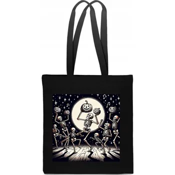 Obraz BAVLNĚNÁ TAŠKA HALLOWEEN dekorace ozdoby halloween bonbóny TT_781