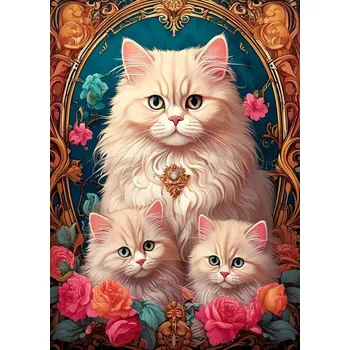 Puzzle Puzzle Bluebird Puzzle Kočičí trio, 300 dílků