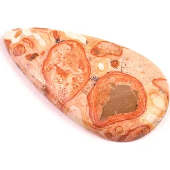 Přírodní kámen Kabošon Leopardit č.6905 (41x22x5mm)