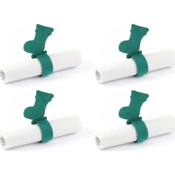 Vánoční dekorace Vánoční ubrouskovník z plsti, sváteční, 21 cm