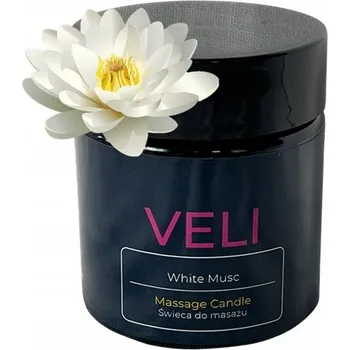 Svíčka Masážní svíčka "White Musc" 80 ml