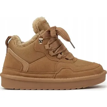 Dámská zimní obuv Zateplené Zimní Dámské Sneakersy Kotníkové Boty Traperky Camel Módní Teplé 36