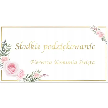 samolepka Samolepky na krabičku dortu, 30 ks, Svaté Svaté Přijímání