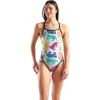 Dámské plavky Dámské jednodílné sportovní plavky do bazénu Arena In The Wild D34