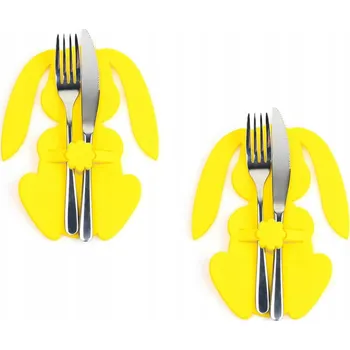 Příbor Pouzdro na příbory příbory Velikonoce zajíček 21 cm