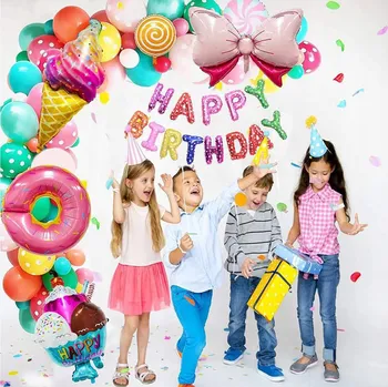 Balónek Sada balónků pro girlandu k 5. narozeninám 1 Ks