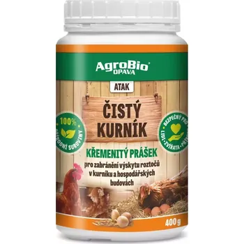 AgroBio Opava Atak Čistý kurník křemenitý prášek 400 g