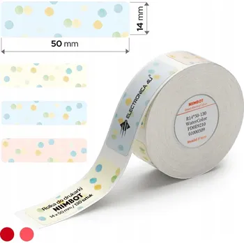 Samolepící etiketa Samolepicí etikety samolepky termální Niimbot D11 D110 D101 14x50