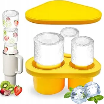 Tvořítko na led FORMA FORMIČKA NA LED SILIKONOVÁ PRO STANLEY CUP VELKÉ KOSTKY DO KELÍMKŮ